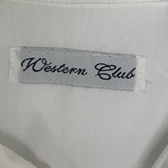 Western Club Pearl Snap Shirt Aztec Embroidery sz 2XL - Picture 5 of 7